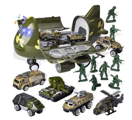 JOYIN Military Transport Cargo Airplane Toy, $39.99 MSRP