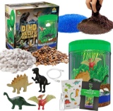 Light-Up Dinosaur Terrarium Kit - STEM Science Kits - Arts & Crafts Educational DIY, $27.95 MSRP