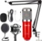 ZINGYOU Condenser Microphone Bundle, BM-800 PC Microphone Professional Studio Mic Set, $39.99 MSRP