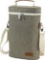 ZORMY 2 Bottle Insulated Wine Carrier Bag for Travel, Wine Carrier Tote Cooler Bag, $24.99 MSRP