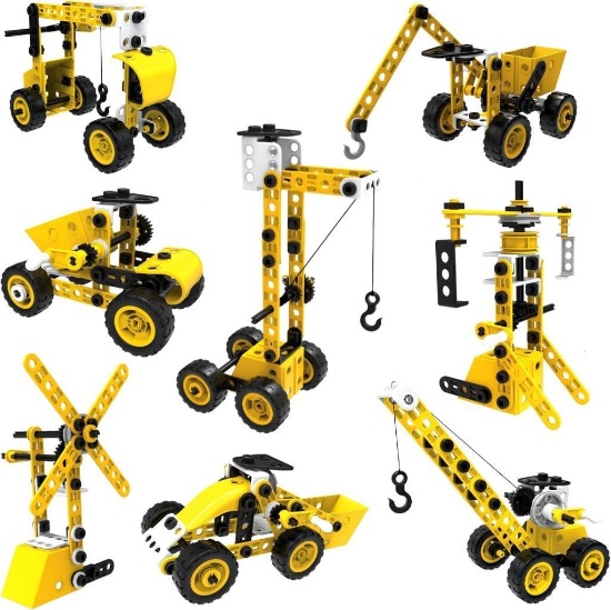 STEM Toys Kids Building Toys ? 100 Piece 8-in-1 DIY Learning Construction Toy Set, $49.99 MSRP