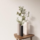 Minimalist Ceramic Flower Vase Set of 3 (White, Grey & Black), $41.99 MSRP
