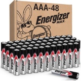 Energizer AAA Batteries (48 Count), Triple A Max Alkaline Battery, $39.99 MSRP