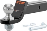 CURT 45036 Trailer Hitch Mount with 2-Inch Ball & Pin, Fits 2-in Receiver, $37.99 MSRP