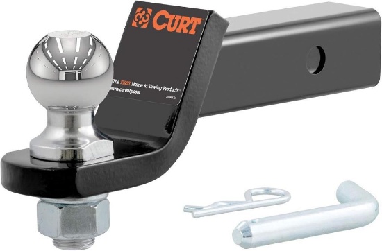 CURT 45036 Trailer Hitch Mount with 2-Inch Ball & Pin, Fits 2-in Receiver, $37.99 MSRP