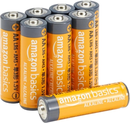 Amazon Basics 12 Pack of 8 AA Alkaline High-Performance Batteries - Box of 96, $29.99 MSRP