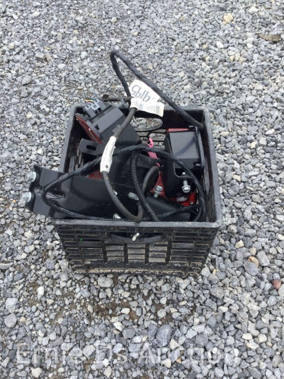 Crate of New/Unused Trailer Lights