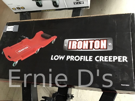 New/Unused Ironton Low Profile Creeper