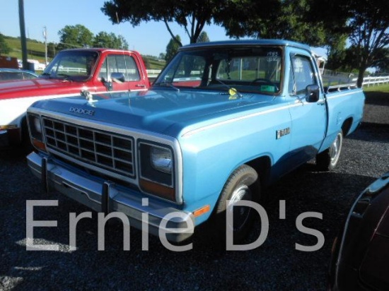 1983 Dodge D150 Pickup Pickup Truck, VIN # 1B7FD14T2DS402024