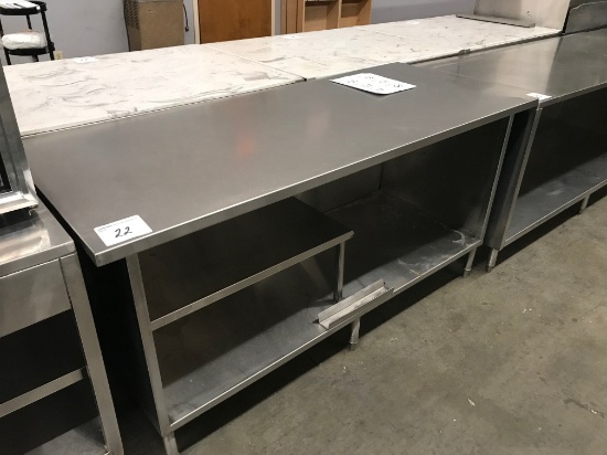 6' Stainless cabinet