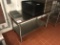 5 foot stainless steel table with undershelf