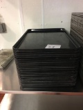 Black Bakery Trays