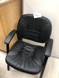 black side chair