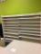 8' Black wall shelving