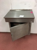 Stainless steel receiving desk