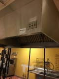 6' Stainless steel hood with filters, no fans