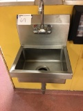 Stainless steel hand sink