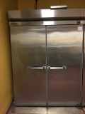 Hobart 2 door solid door refrigerator