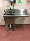 1 compartment stainless steel sink