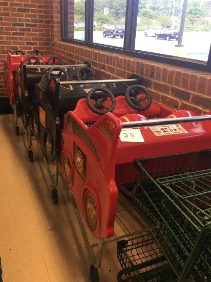 Baby seat shopping carts