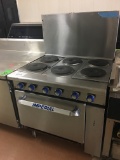 Imperial 6 eye stove/oven, electric