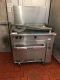 Vulcan 2-eye stove/griddle/oven