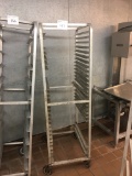 Tray rack on casters
