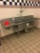 Stainless steel two bay sink