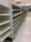 84' Center isle Lozier shelving, measured down middle