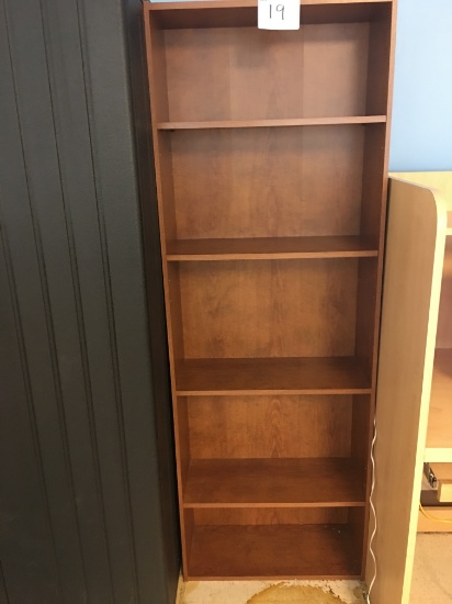 Wood bookcase