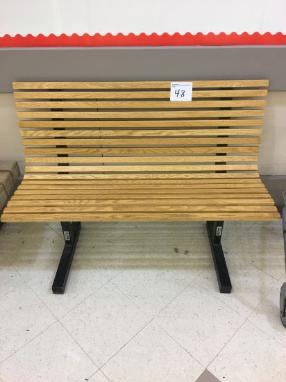 Wood bench