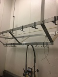 Stainless steel hanging pot rack