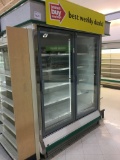 Hussmann Glass door freezers