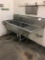 Two bay stainless steel sink