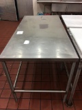 5' Stainless table
