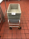 Meat lugs and rolling cart