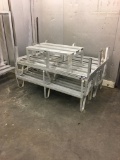 Single shelf cooler racks