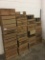 Wood display crates