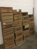 Wood display crates