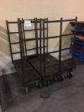 Six wheel stock carts