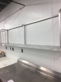 8'Aluminum wall boat rack