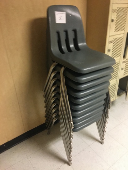 (10) Stack chairs, your bid X 10
