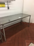 6' Stainless table