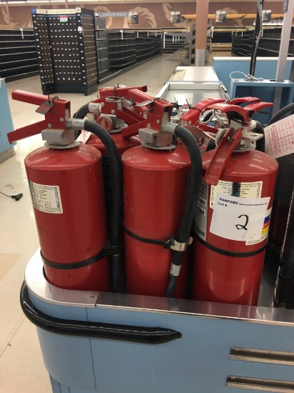 Fire extinguishers,sold by the item, your bid X 12