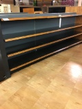 Kent 12' Gondola wine shelving, sold as one lot