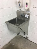 Stainless hand sink