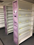 30' Pharmacy shelving, sold as one lot
