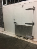 Kysor Panel 19' X 21 X 8 Meat cooler with (2) pallet doors and coils