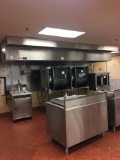 15' Stainless steel hood, NO FANS INCLUDED