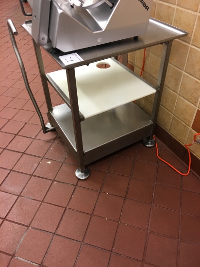 Stainless slicer stand